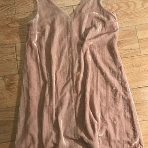 Pink Velvet Party Dress